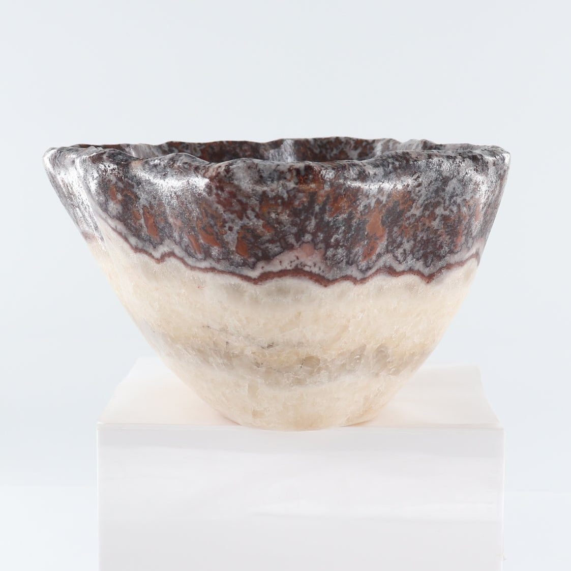 Mexican Onyx/Calcite Bowl 14"