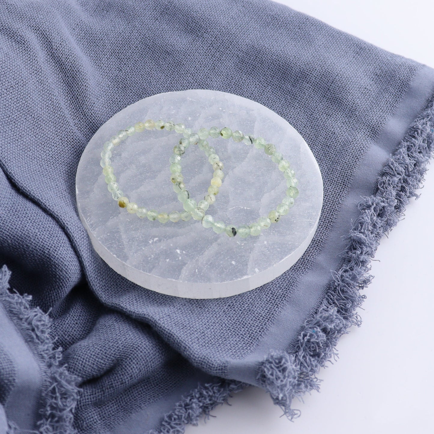 One Faceted Prehnite Bracelet - Expert Wholesale and Supplier of Wholesale Crystals & Bulk Gemstones, ["Bracelet","bracelets","Faceted","Prehnite"]