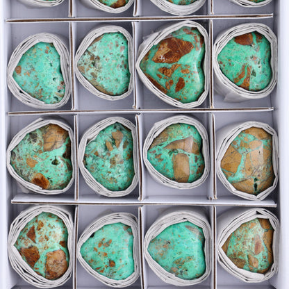 Smithsonite Hearts Set of 20 - Expert Wholesale and Supplier of Wholesale Crystals & Bulk Gemstones, ["Hearts","Smithsonite"]