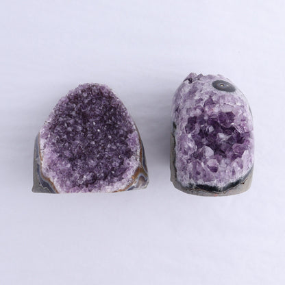 Uruguay Amethyst Cut Base Set of 7 - Expert Wholesale and Supplier of Wholesale Crystals & Bulk Gemstones, ["Amethyst","Cut Base","Uruguay"]