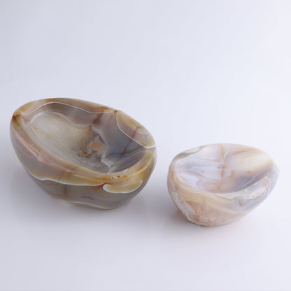 Agate Bowls Set of 2 - Expert Wholesale and Supplier of Wholesale Crystals & Bulk Gemstones, ["Agate","Bowls"]