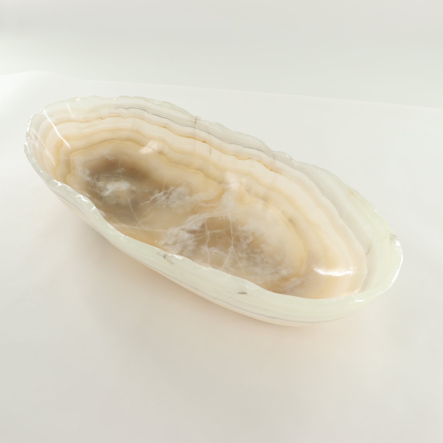 Onyx Canoe Bowl - Expert Wholesale and Supplier of Wholesale Crystals & Bulk Gemstones, ["Bowls","canoe","Mexico","onyx"]