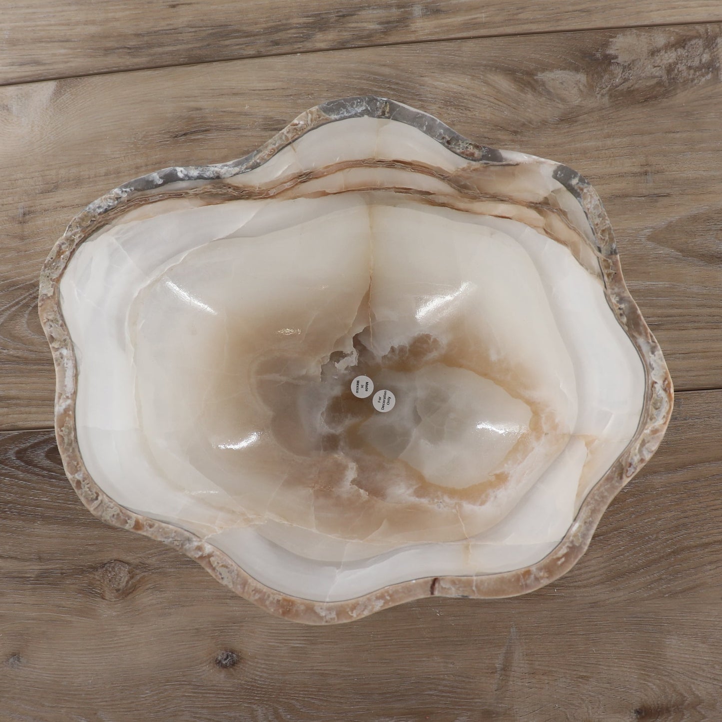Mexican Onyx/Calcite Bowl 12"