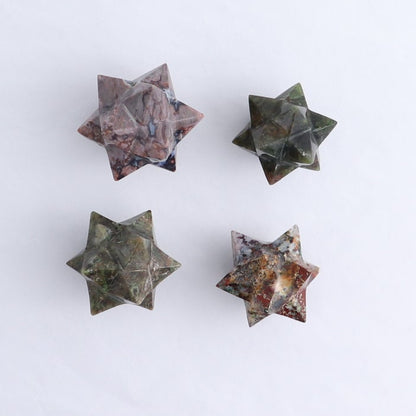 Mixed Stones Stars Set of 17 & 3 Cut Base Stars