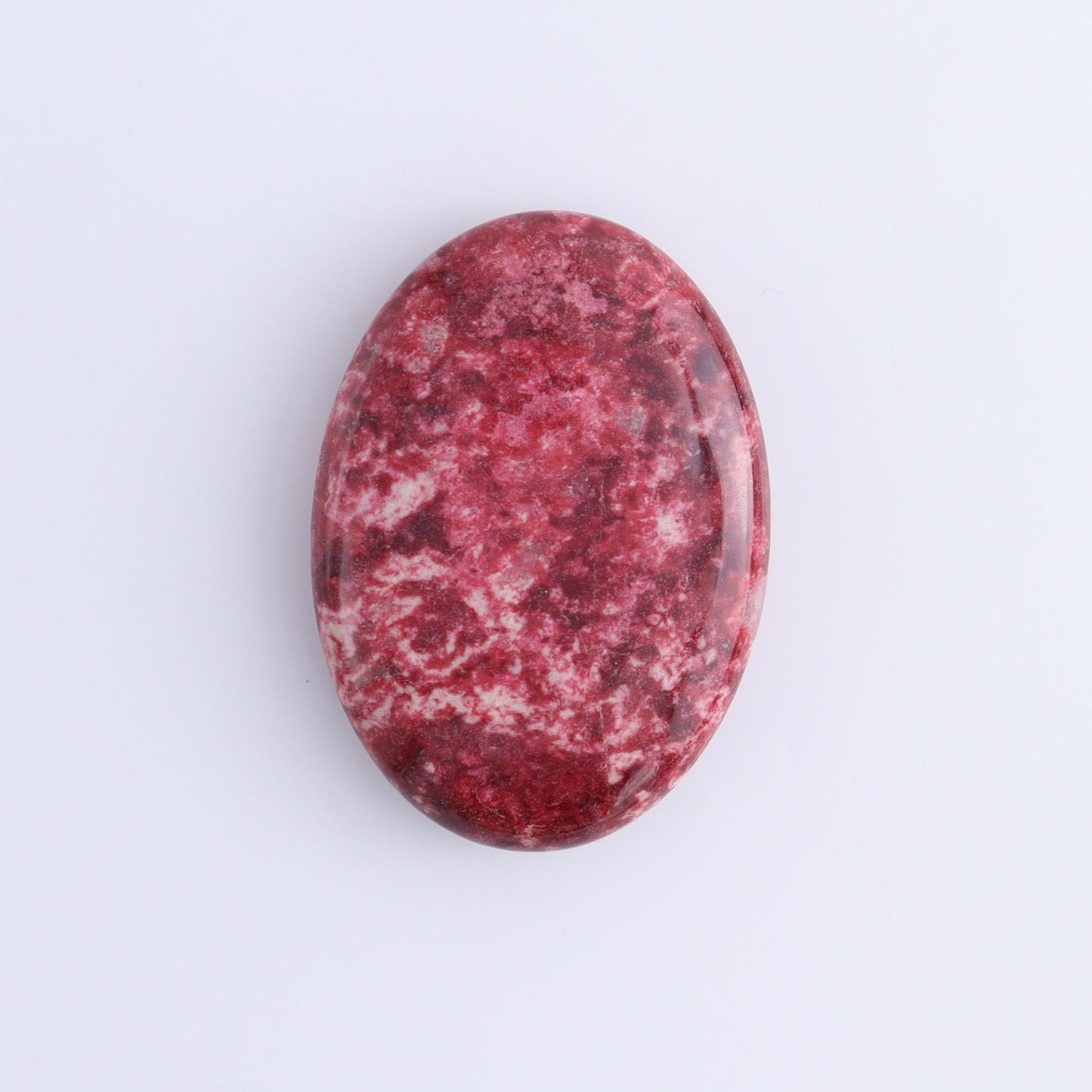 Thulite Palm Stones Set of 3 - Expert Wholesale and Supplier of Wholesale Crystals & Bulk Gemstones, ["Palm Stones","thulite"]