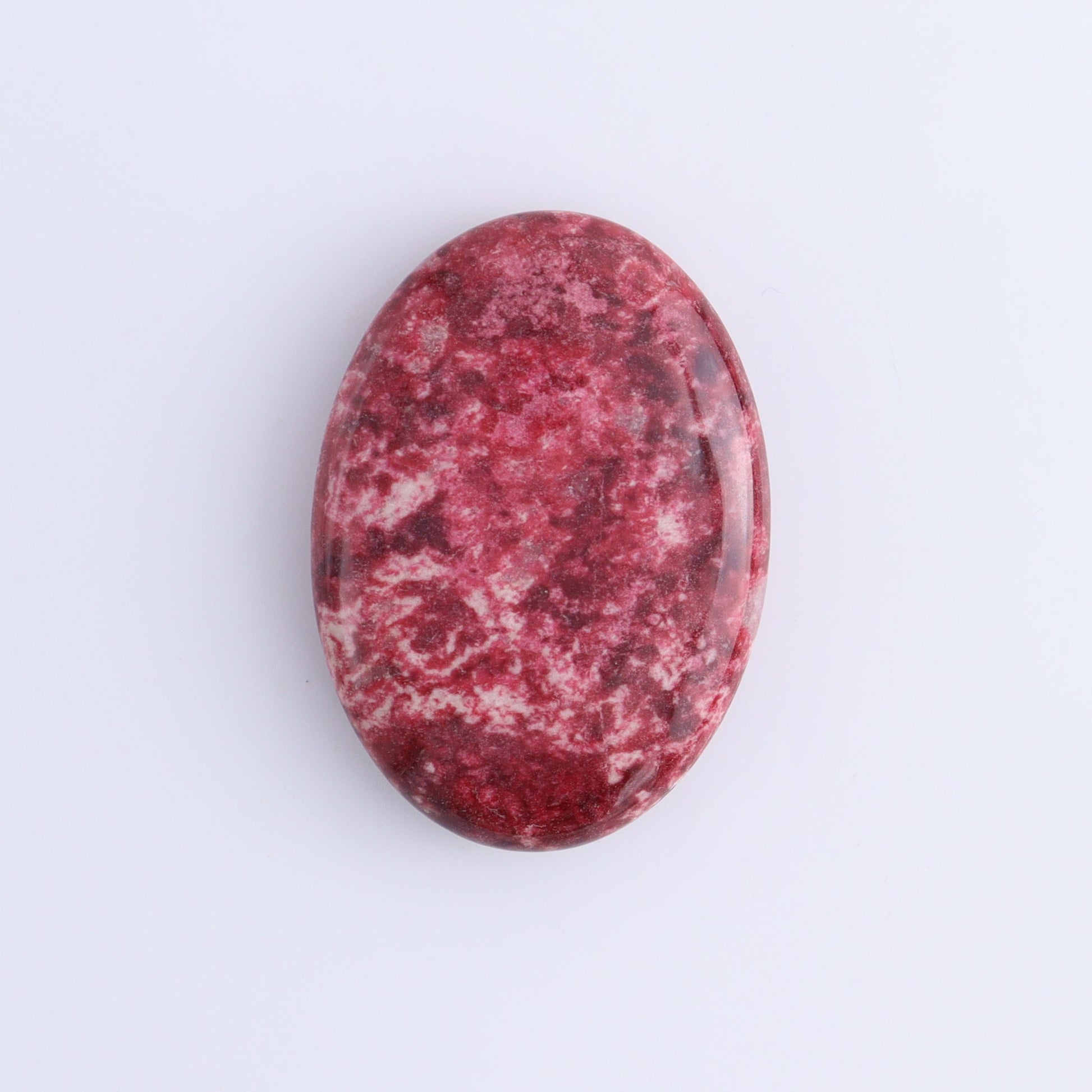 Thulite Palm Stones Set of 3 - Expert Wholesale and Supplier of Wholesale Crystals & Bulk Gemstones, ["Palm Stones","thulite"]