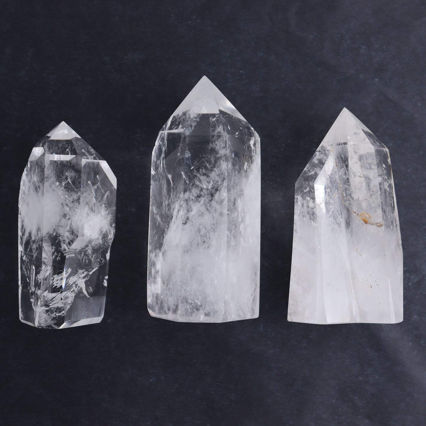 Madagascar Clear Quartz Towers Set of 5 - Expert Wholesale and Supplier of Wholesale Crystals & Bulk Gemstones, ["Madagascar","Quartz","Towers"]