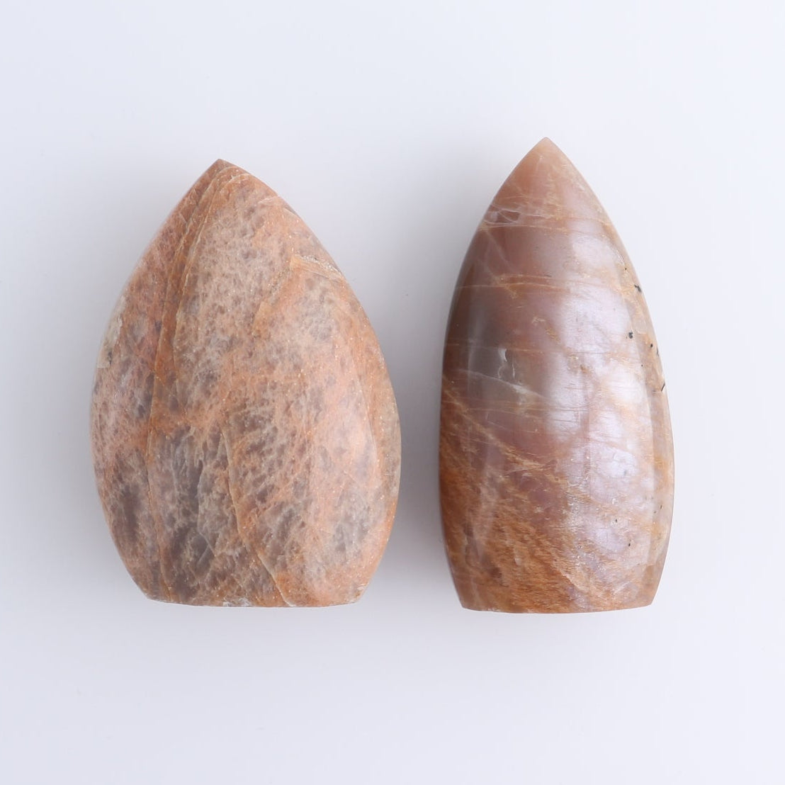 Peach Moonstone Freeform Set of 6 | Mi Esperanza Minerals | Supplier of Crystals and Onyx
