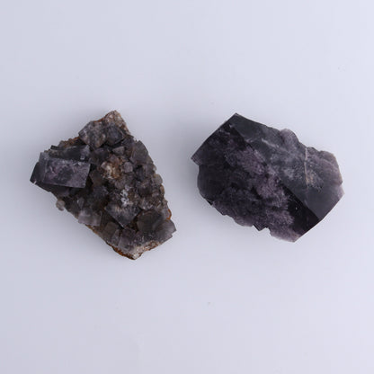 Fluorite Purple Rain Pocket Set of 8 - Expert Wholesale and Supplier of Wholesale Crystals & Bulk Gemstones, ["close_50","England","Fluorite","Purple Rain Pocket","Rough"]