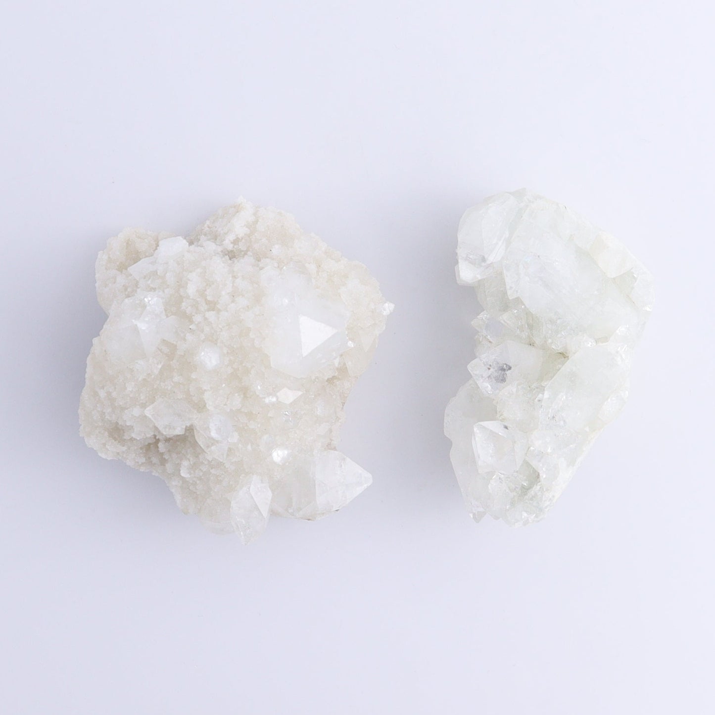 Apophyllite Clusters Set of 6 - Expert Wholesale and Supplier of Wholesale Crystals & Bulk Gemstones, ["Apophyllite","Clusters","Flats"]
