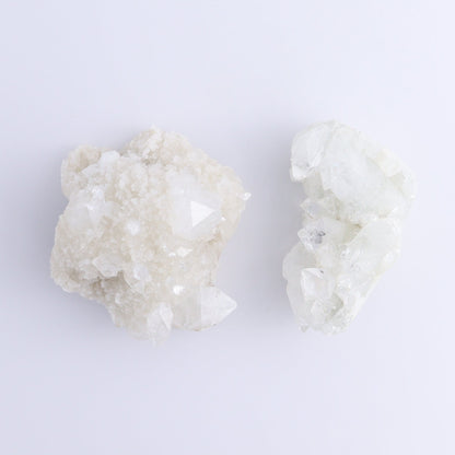 Apophyllite Clusters Set of 6 - Expert Wholesale and Supplier of Wholesale Crystals & Bulk Gemstones, ["Apophyllite","Clusters","Flats"]