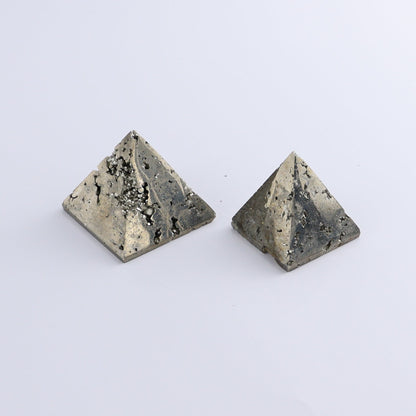 Pyrite Pyramids Set of 4 - Expert Wholesale and Supplier of Wholesale Crystals & Bulk Gemstones, ["Pyramids","Pyrite"]
