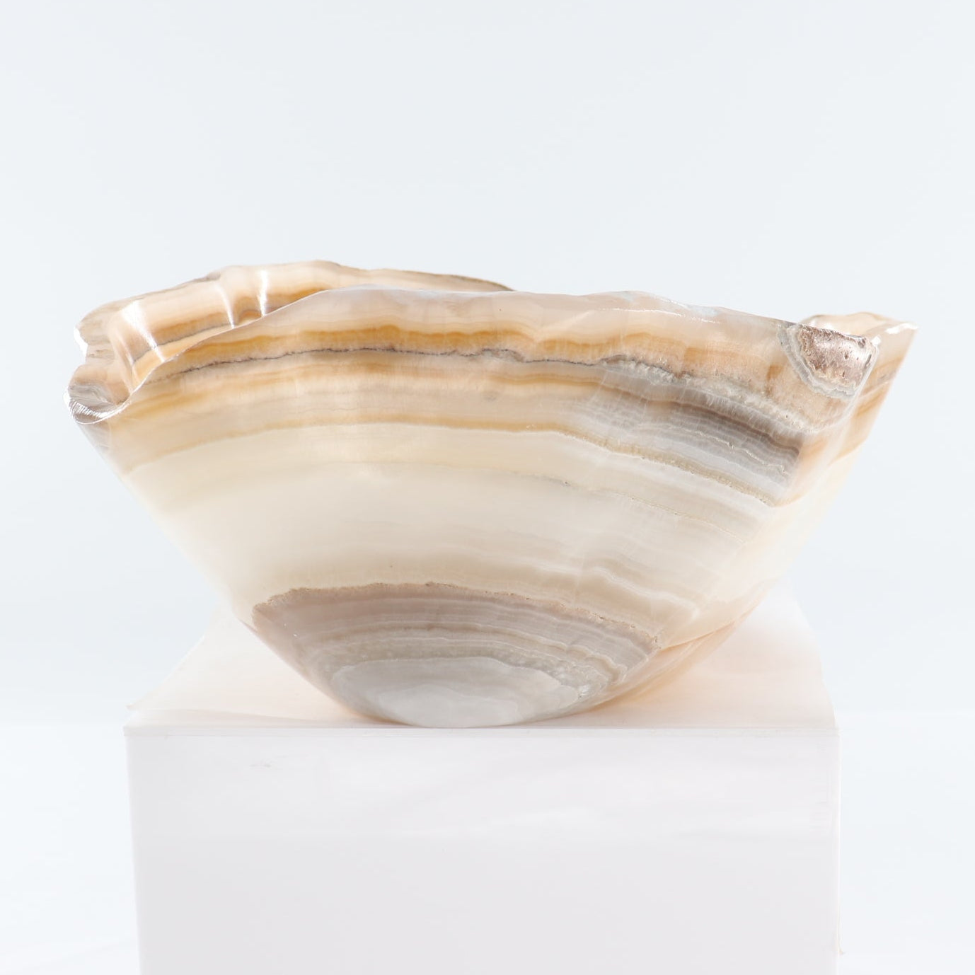 Mexican Onyx/Calcite Bowl 12"