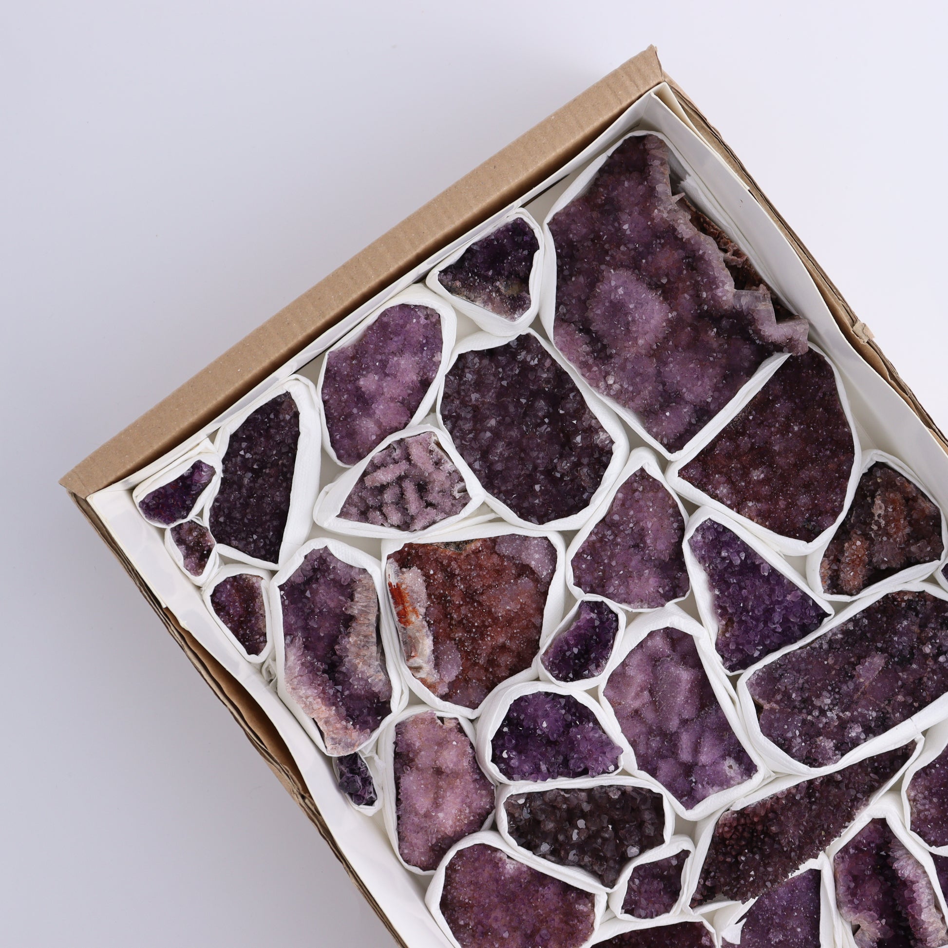 Amethyst Clusters Flat - Expert Wholesale and Supplier of Wholesale Crystals & Bulk Gemstones, ["Amethyst","Clusters"]