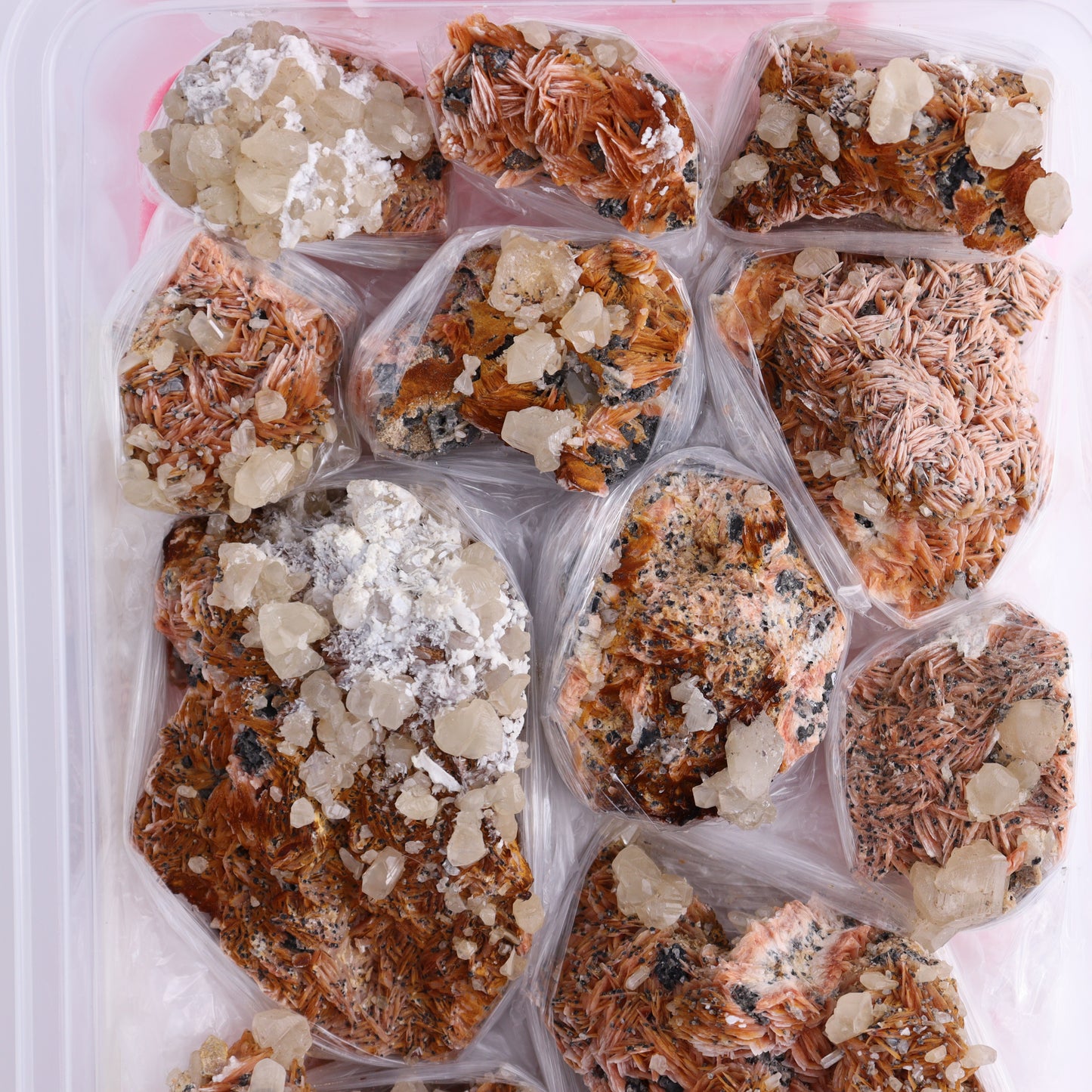 Cerussite Barite from Morocco Flat - Expert Wholesale and Supplier of Wholesale Crystals & Bulk Gemstones, ["Barite","Cerussite Barite","Clusters","Flats","Morocco"]