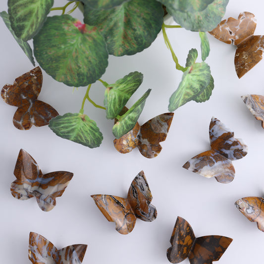 One Brecciated Jasper Butterfly - Expert Wholesale and Supplier of Wholesale Crystals & Bulk Gemstones, ["Brecciated Jasper","Butterflies","Butterfly","jasper"]