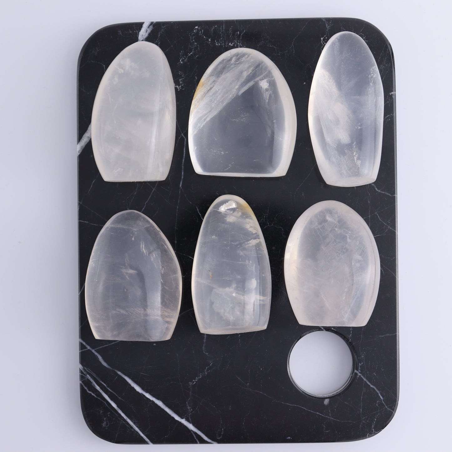 Girasol Quartz Freeform Set of 20 - Expert Wholesale and Supplier of Wholesale Crystals & Bulk Gemstones, ["Freeforms","Girasol Quartz","Madagascar","Quartz"]