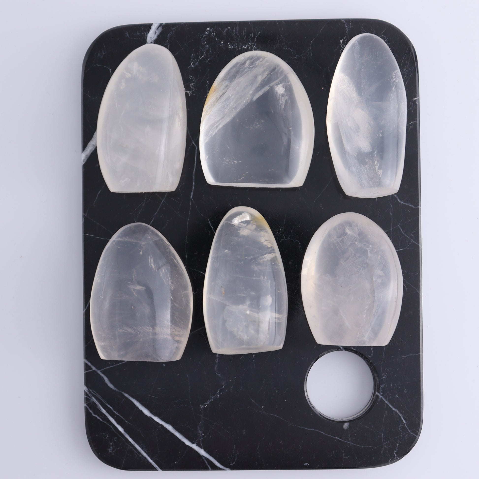 Girasol Quartz Freeform Set of 20 - Expert Wholesale and Supplier of Wholesale Crystals & Bulk Gemstones, ["Freeforms","Girasol Quartz","Madagascar","Quartz"]