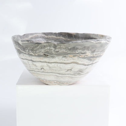 Mexican Onyx/Calcite Bowl 10"