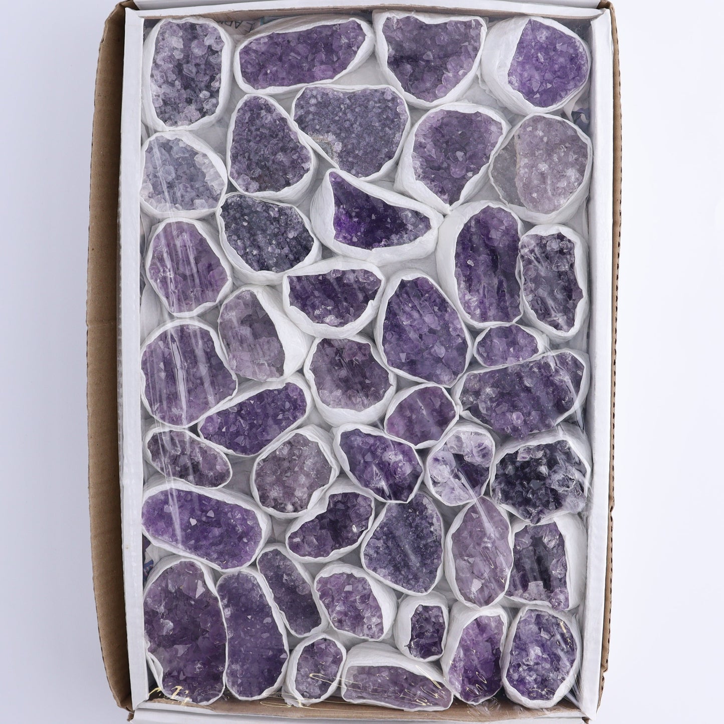 One Uruguay Amethyst Clusters Flat - Expert Wholesale and Supplier of Wholesale Crystals & Bulk Gemstones, ["Amethyst","flat","Flats","Uruguay"]