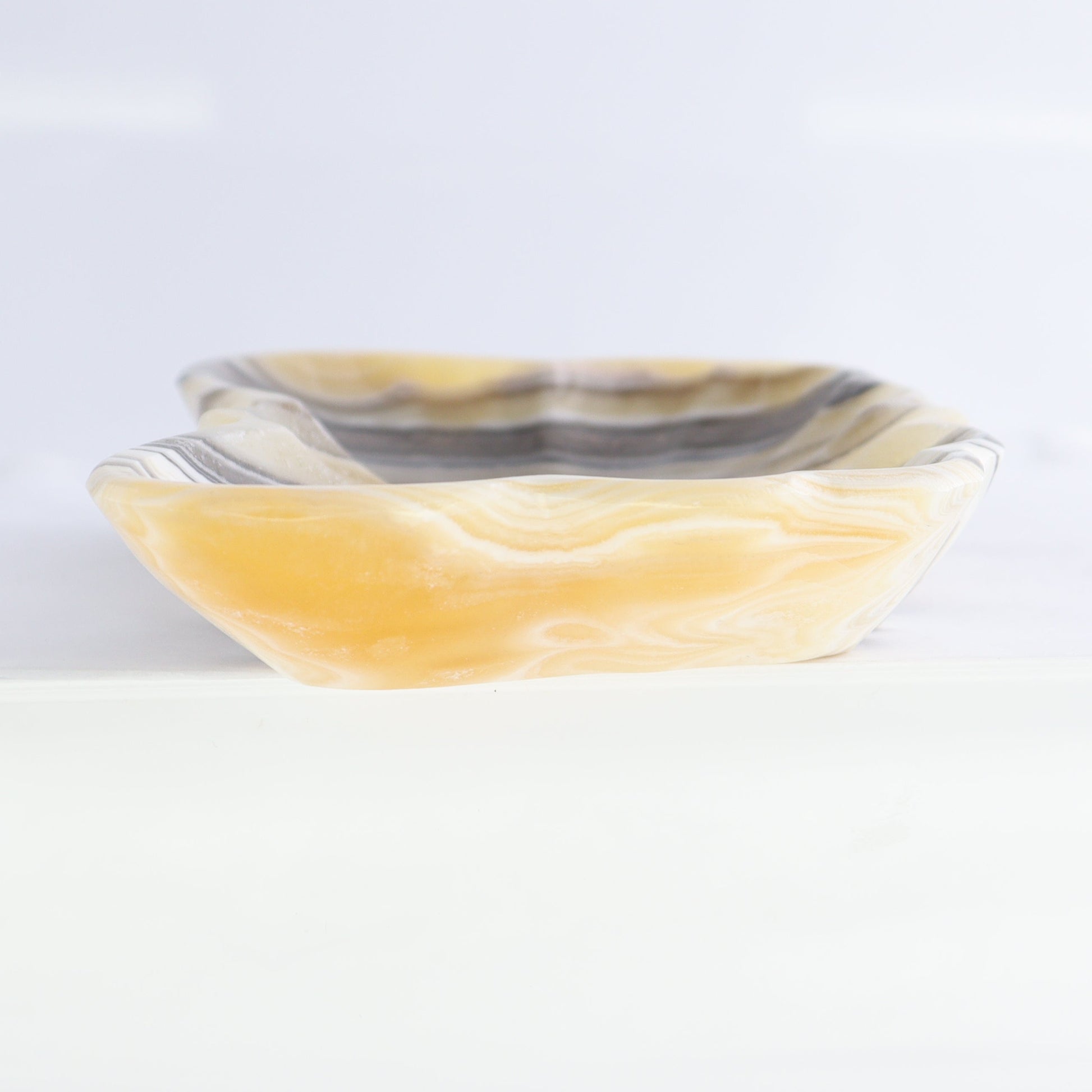 Zebra Onyx Butterfly Bowls Set of 6 - Expert Wholesale and Supplier of Wholesale Crystals & Bulk Gemstones, ["Bowls","Mexico","onyx"]