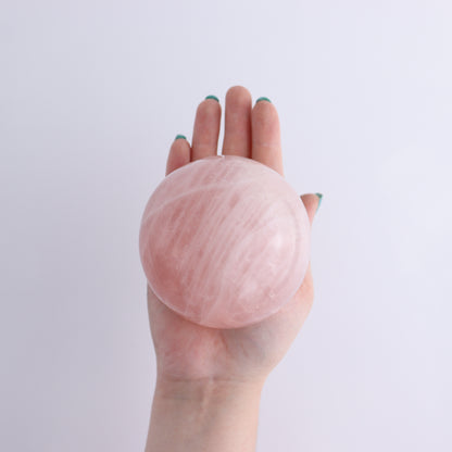 Rose Quartz Spheres Set of 4 - Expert Wholesale and Supplier of Wholesale Crystals & Bulk Gemstones, ["Madagascar","Rose Quartz","Spheres"]