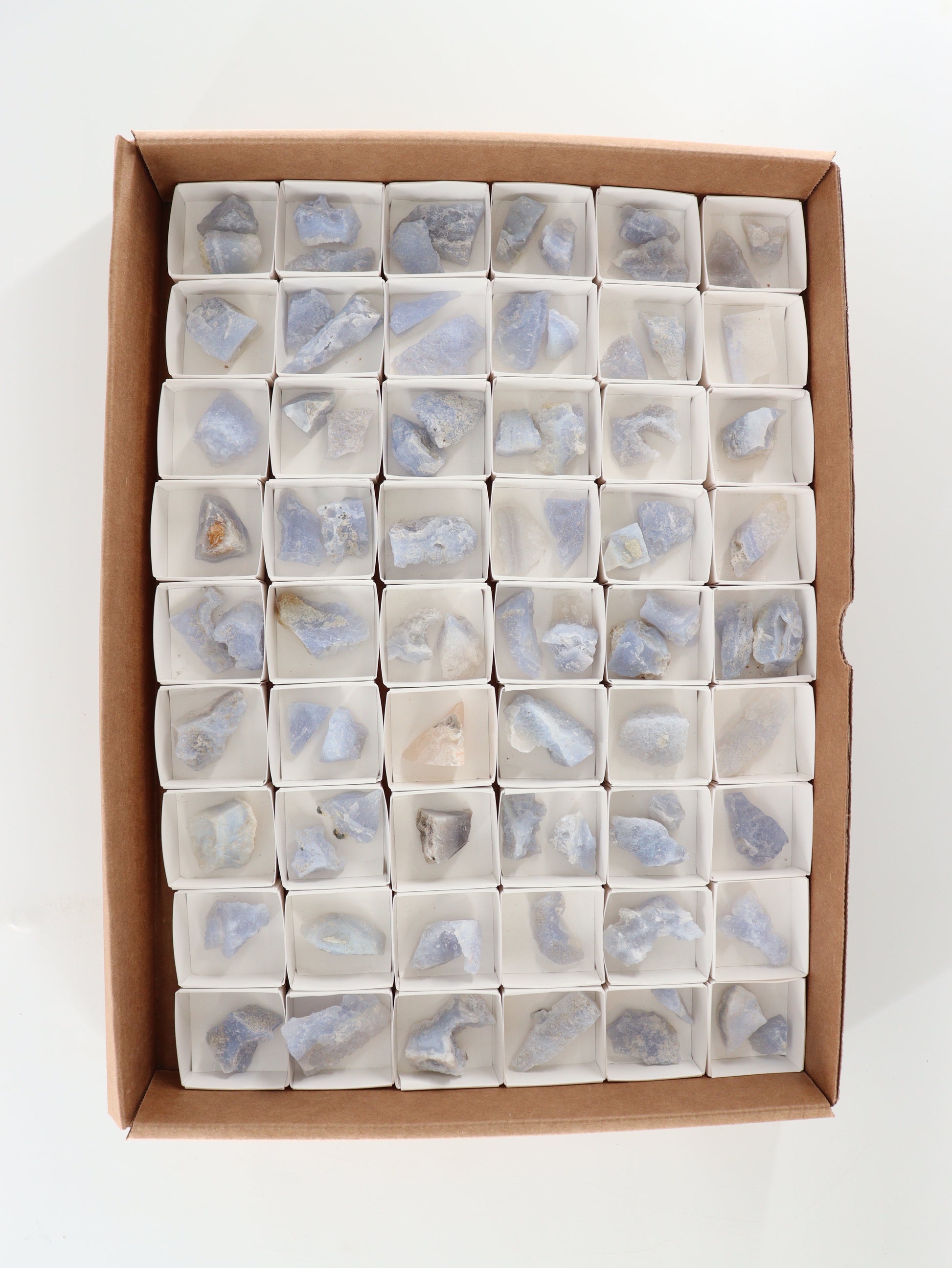 Blue Lace Agate Flat - Expert Supplier of Wholesale Crystals & Bulk Gemstones