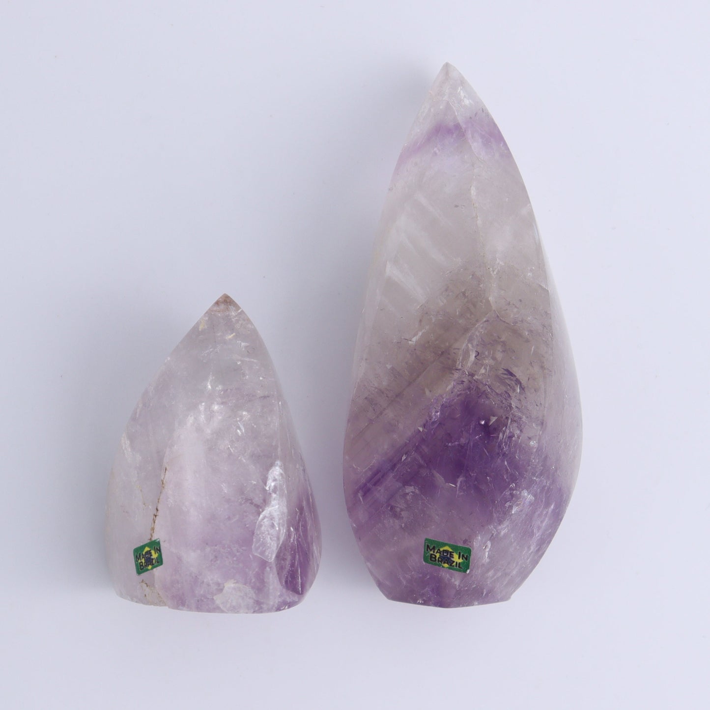 Imperfect Amethyst Flames Set of 6 - Expert Wholesale and Supplier of Wholesale Crystals & Bulk Gemstones, ["Amethyst","Brazil","flames"]