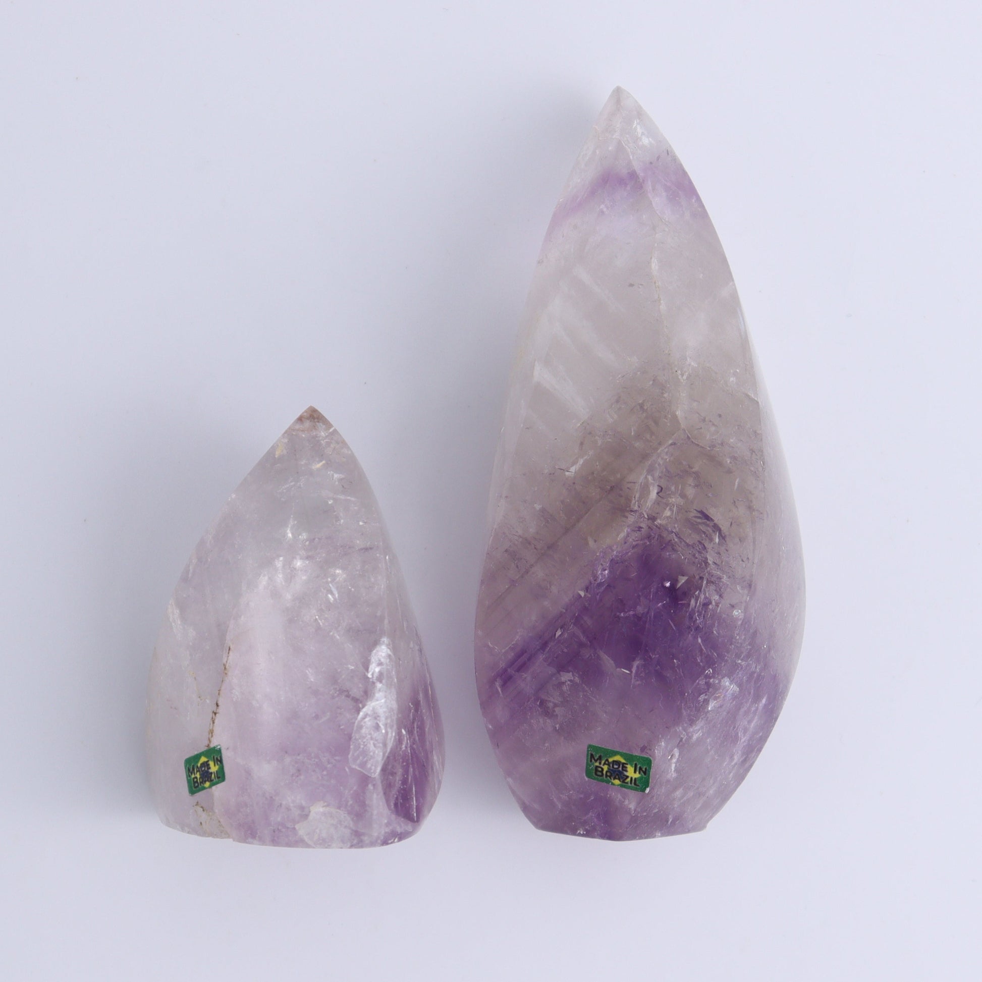 Imperfect Amethyst Flames Set of 6 - Expert Wholesale and Supplier of Wholesale Crystals & Bulk Gemstones, ["Amethyst","Brazil","flames"]