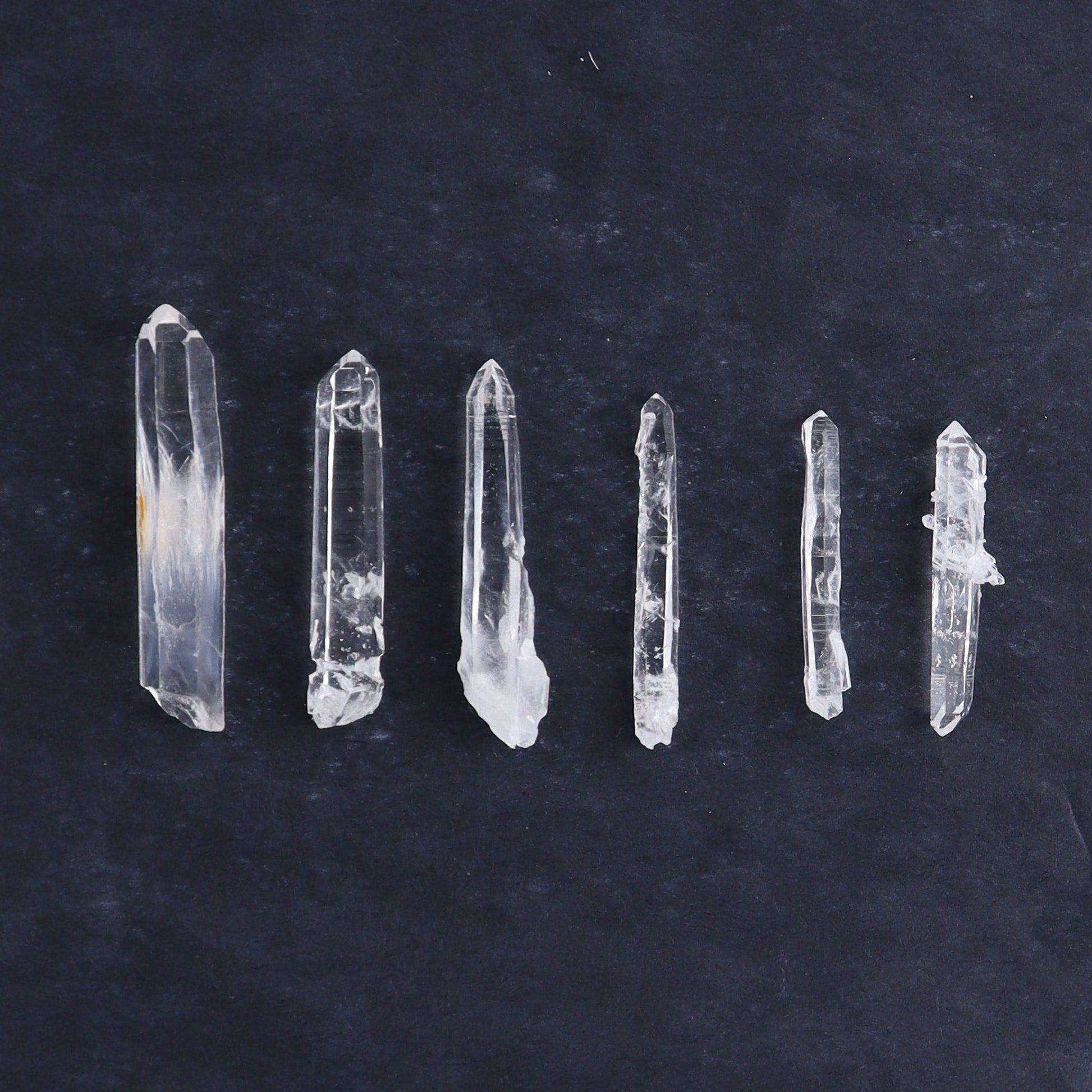 Columbian Lemurian Points Set of 32 - Expert Wholesale and Supplier of Wholesale Crystals & Bulk Gemstones, ["Lemurian","Points"]