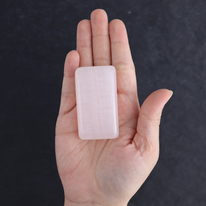 Pink Mangano Calcite Rectangles Set of 8 - Expert Wholesale and Supplier of Wholesale Crystals & Bulk Gemstones, ["Calcite","Madagascar","Pink Calcite","Rectangle"]