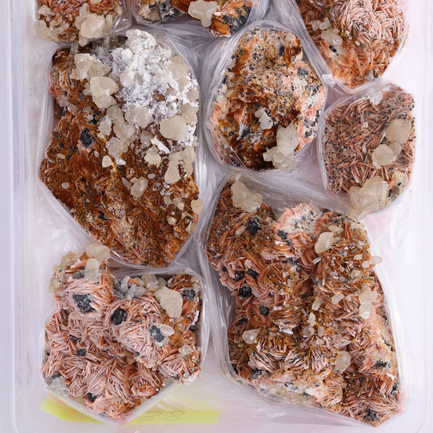 Cerussite Barite from Morocco Flat - Expert Wholesale and Supplier of Wholesale Crystals & Bulk Gemstones, ["Barite","Cerussite Barite","Clusters","Flats","Morocco"]