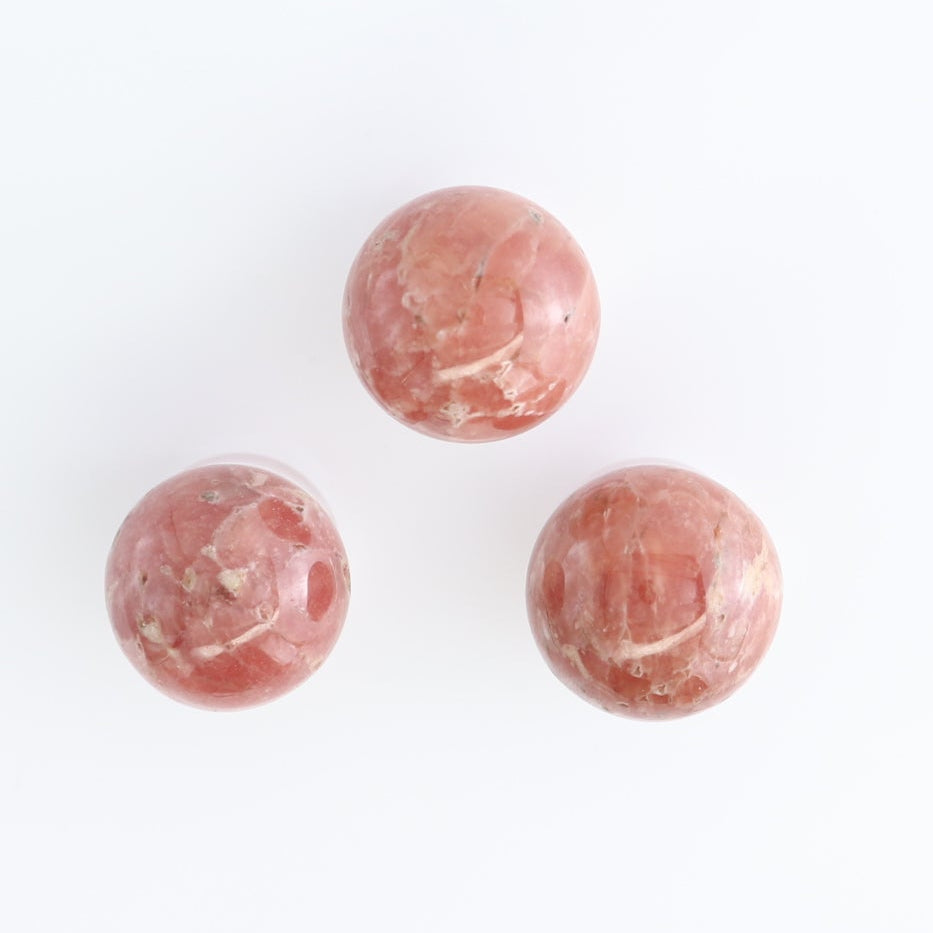 Rhodochrosite Spheres Set of 10 | Mi Esperanza Minerals | Supplier of Crystals and Onyx