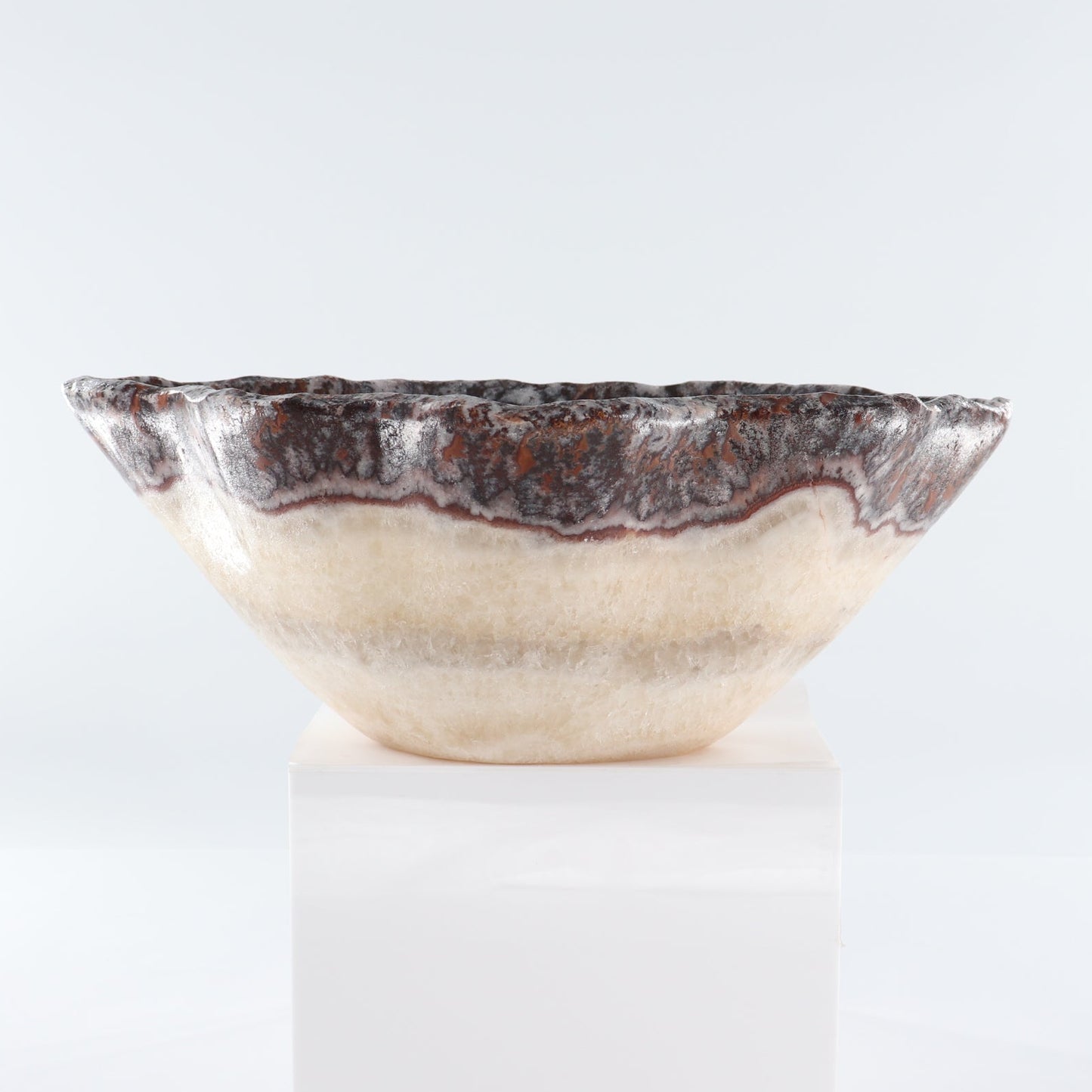 Mexican Onyx/Calcite Bowl 14"