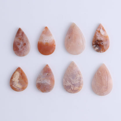 One Pink Carnelian Teardrop Cab - Expert Wholesale and Supplier of Wholesale Crystals & Bulk Gemstones, ["Cabs","carnelian","Pink Carnelian","Teardrop"]