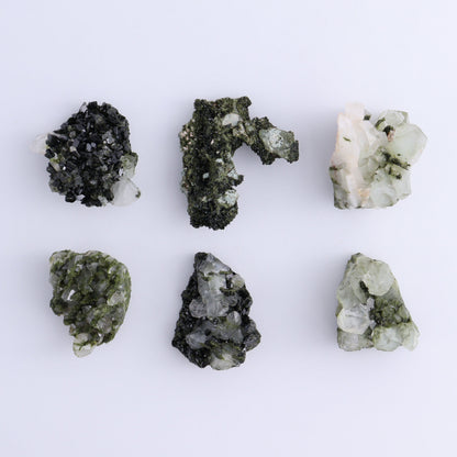 Epidote Set of 15 - Expert Wholesale and Supplier of Wholesale Crystals & Bulk Gemstones, ["epidote","flat","Flats"]