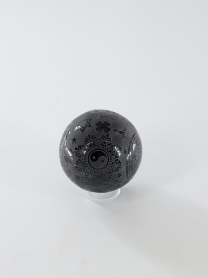 Obsidian Spheres Set of 4 - Expert Supplier of Wholesale Crystals & Bulk Gemstones