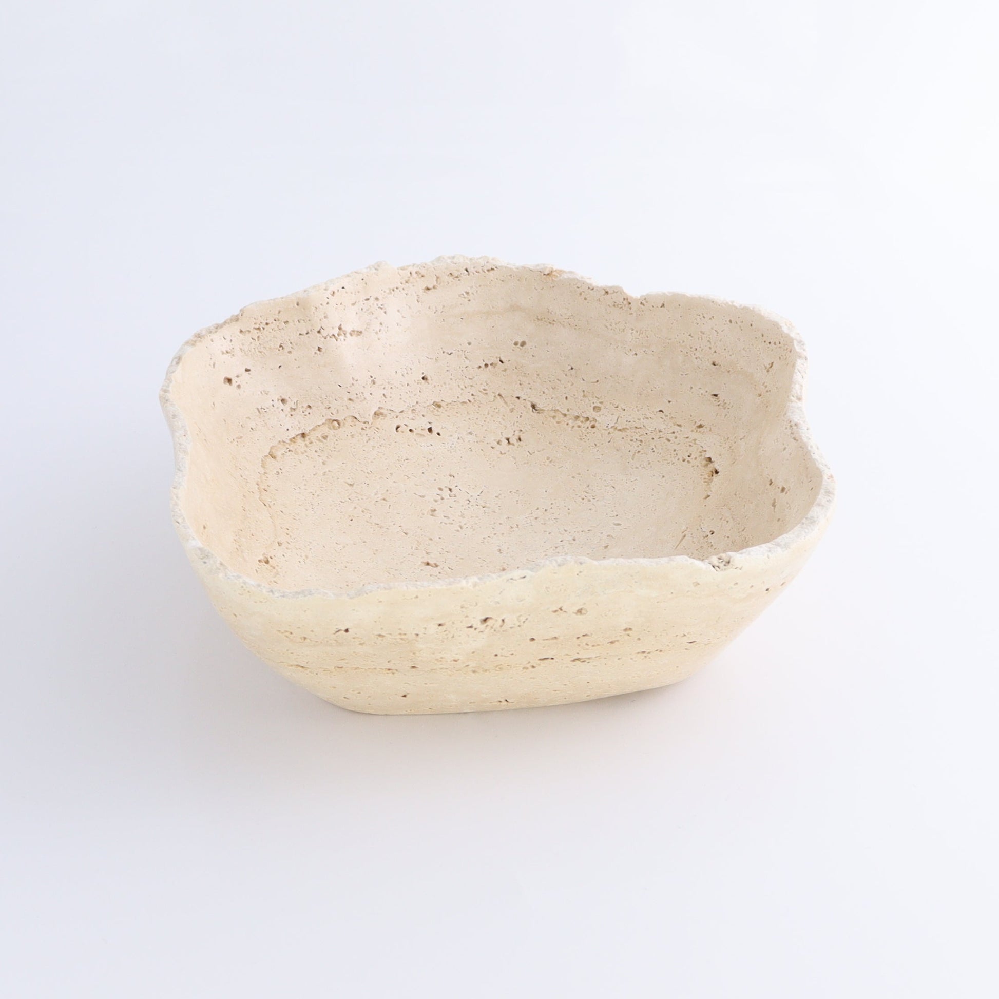 One Travertine Bowl - Expert Wholesale and Supplier of Wholesale Crystals & Bulk Gemstones, ["bowl","Catalog Onyx","Decorative Dish","Mexico","Travertine"]