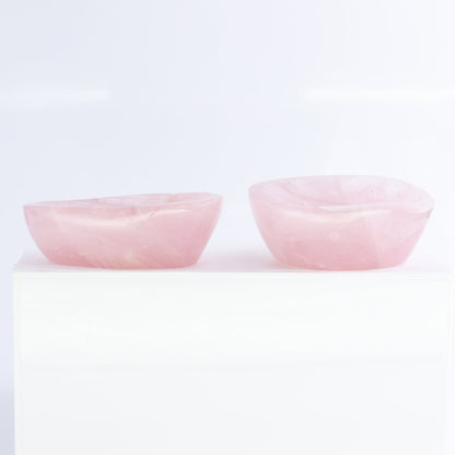 Rose Quartz Bowls Set of 8 - Expert Wholesale and Supplier of Wholesale Crystals & Bulk Gemstones, ["Bowls","Rose Quartz"]
