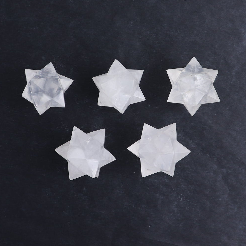 Mixed Stones Stars Set of 17 & 3 Cut Base Stars