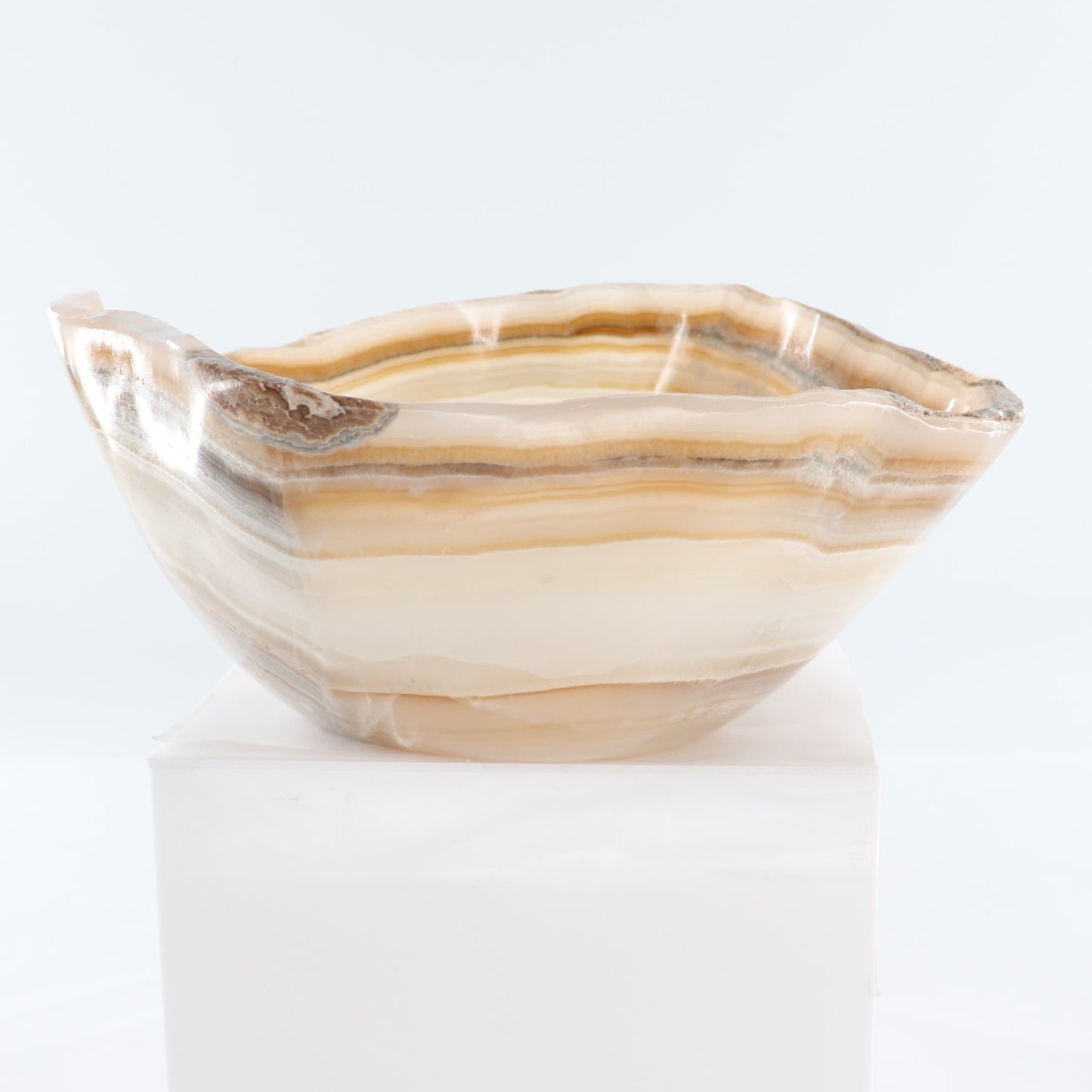 Mexican Onyx/Calcite Bowl 12"