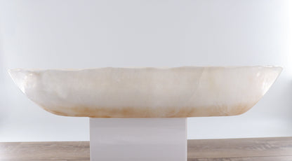 Mexican Onyx/Calcite Canoe Bowl - Expert Wholesale and Supplier of Wholesale Crystals & Bulk Gemstones, ["Bowls","Calcite","canoe","Mexico","onyx"]