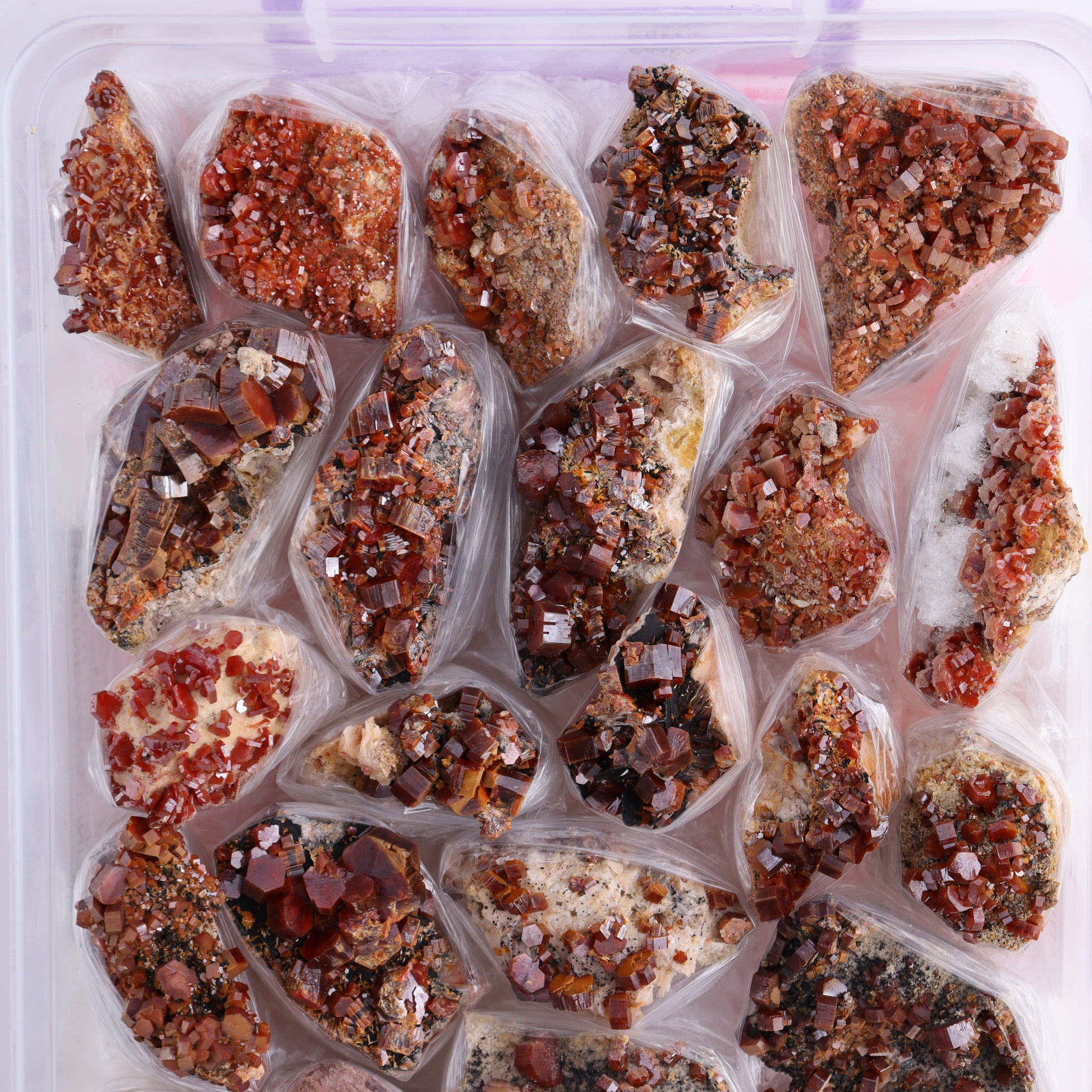 Vanadinite Flat from Morocco - Expert Wholesale and Supplier of Wholesale Crystals & Bulk Gemstones, ["Barite","Flats","Morocco"]