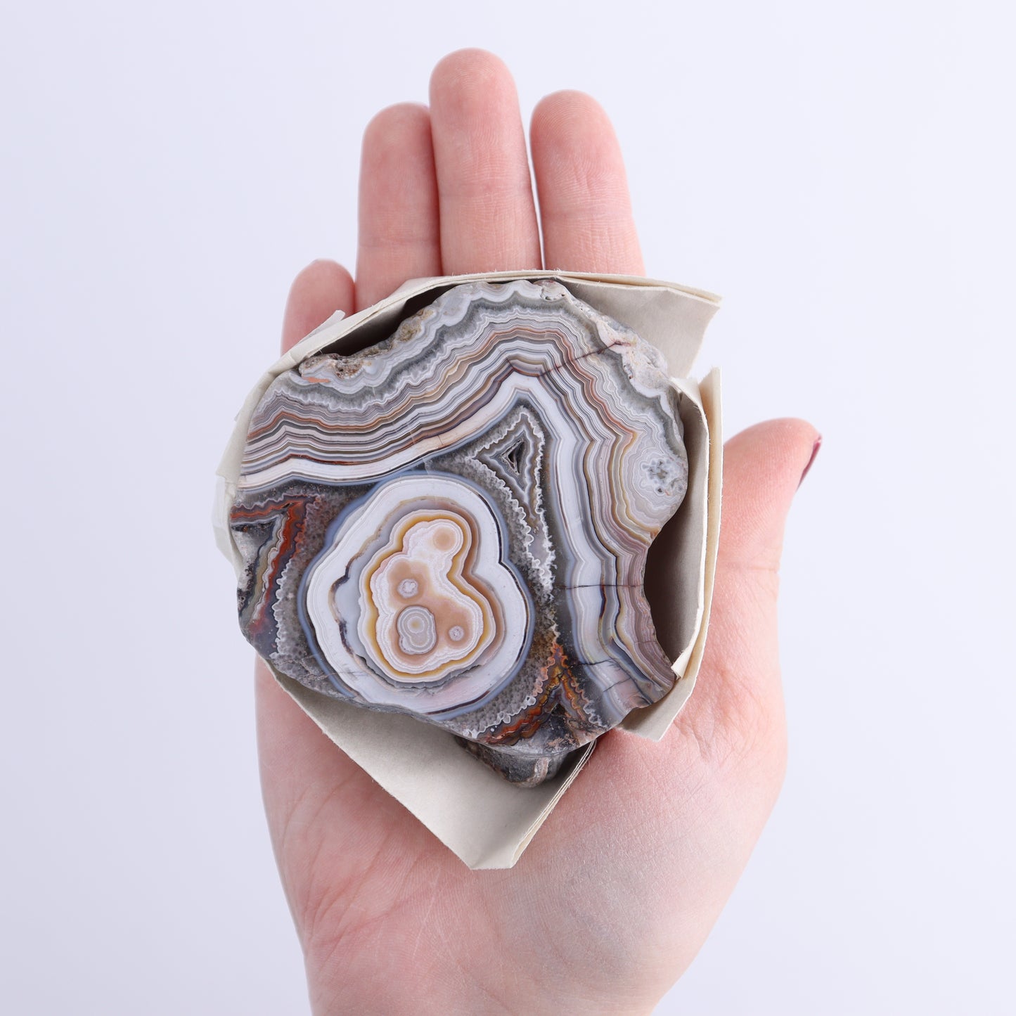 *sold Crazy Lace Agate Flat of 9 - Expert Wholesale and Supplier of Wholesale Crystals & Bulk Gemstones, ["Crazy Lace Agate","Mexico"]