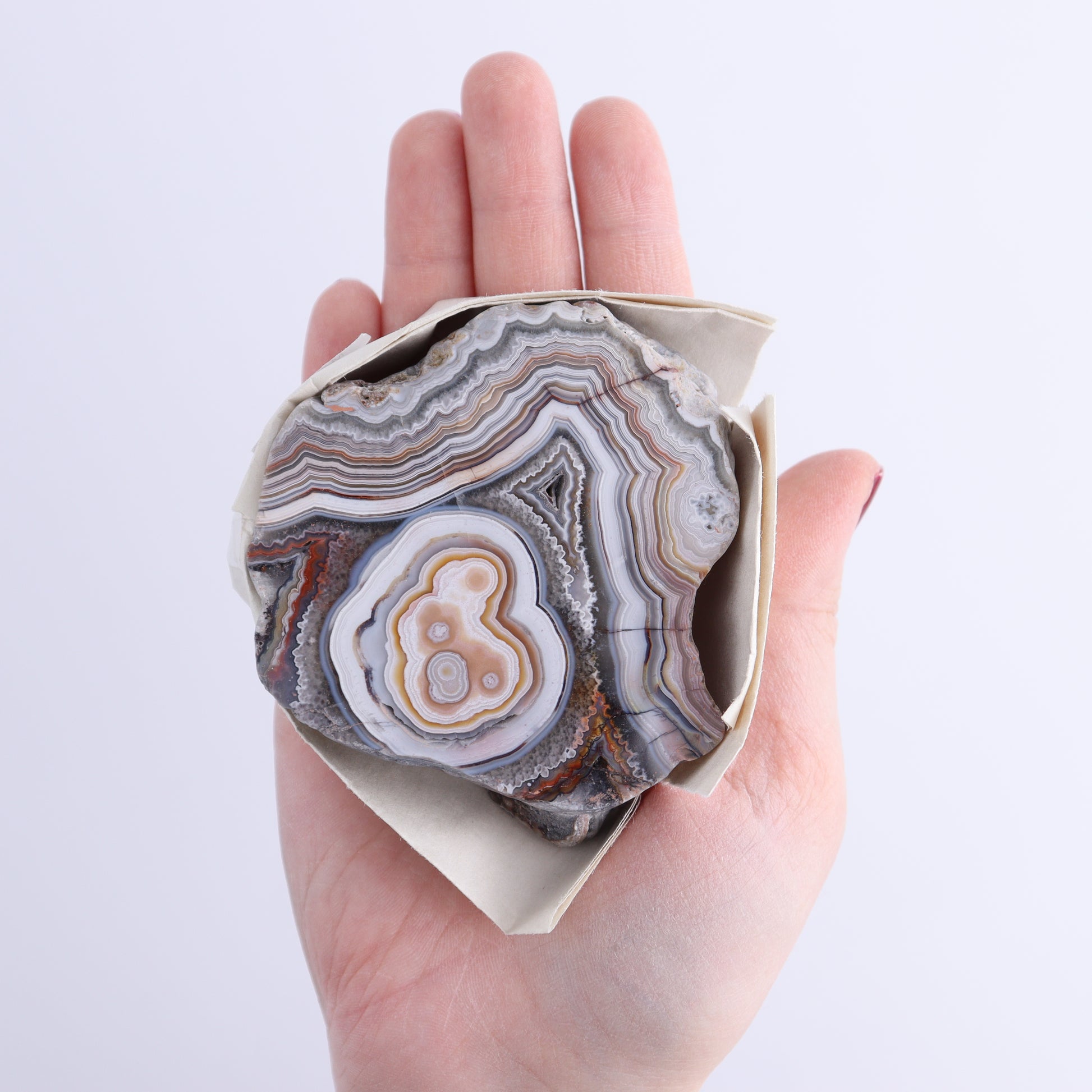 *sold Crazy Lace Agate Flat of 9 - Expert Wholesale and Supplier of Wholesale Crystals & Bulk Gemstones, ["Crazy Lace Agate","Mexico"]