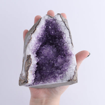 Uruguay Amethyst Cut Base Set of 6 - Expert Wholesale and Supplier of Wholesale Crystals & Bulk Gemstones, ["Amethyst","Cut Base","Uruguay"]