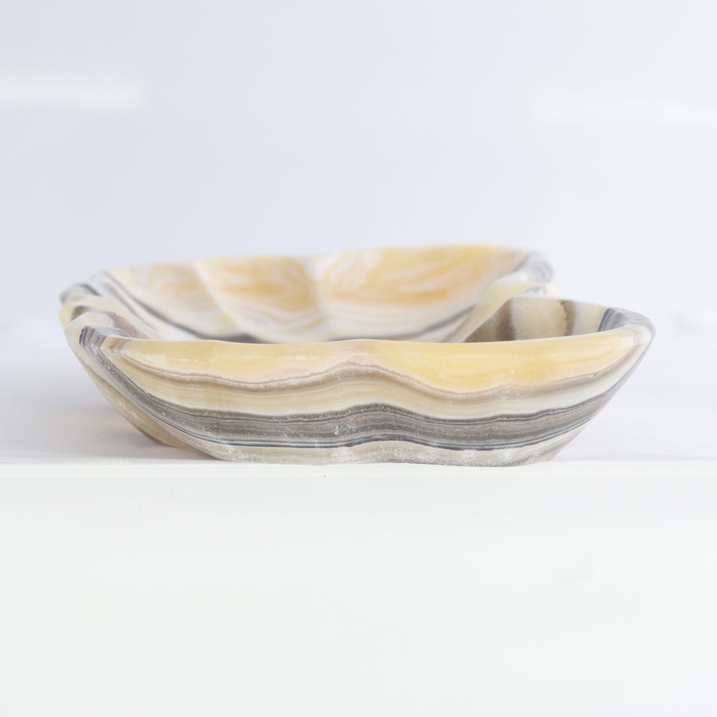 Zebra Onyx Butterfly Bowls Set of 6 - Expert Wholesale and Supplier of Wholesale Crystals & Bulk Gemstones, ["Bowls","Mexico","onyx"]