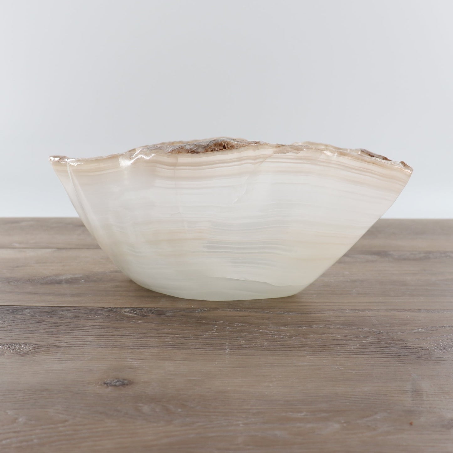 Mexican Onyx/Calcite Bowl 12"