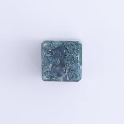 One Moss Agate Cube 3 cm - Expert Wholesale and Supplier of Wholesale Crystals & Bulk Gemstones, ["Cubes","Moss Agate"]