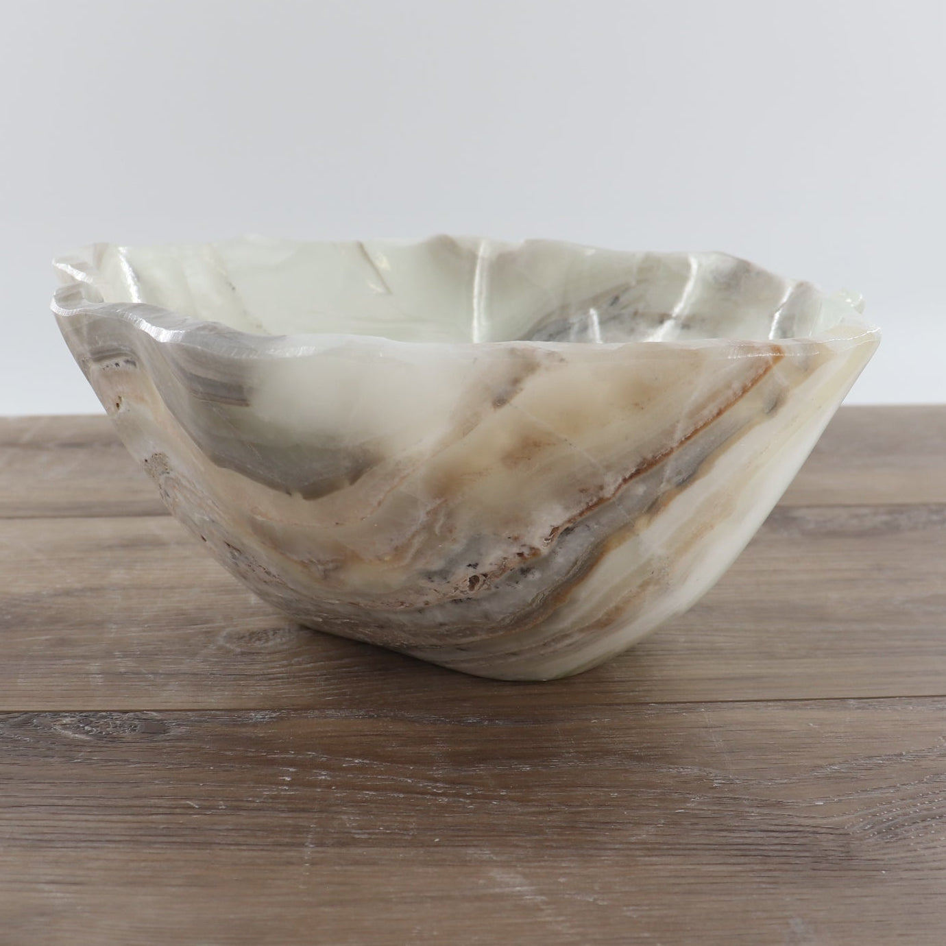Mexican Onyx/Calcite Bowl 12"